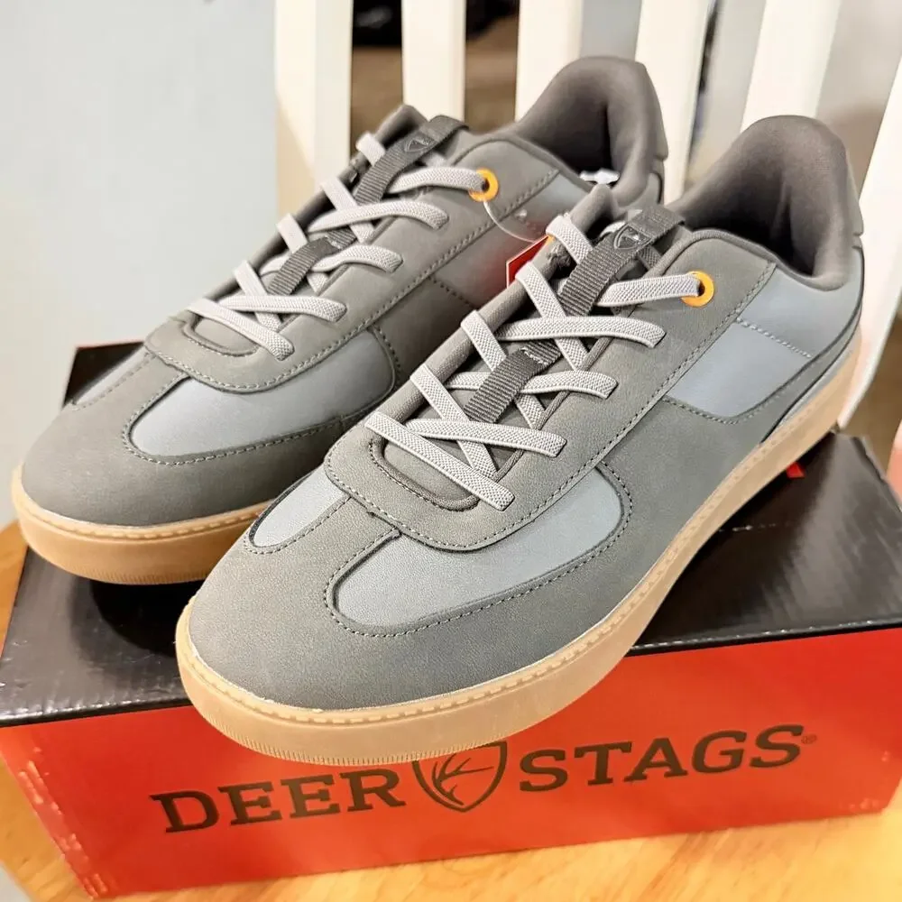 NEW Deer Stags Kid's Energy Jr Bungee Lace Slip On Youth School Sneaker Size 7M